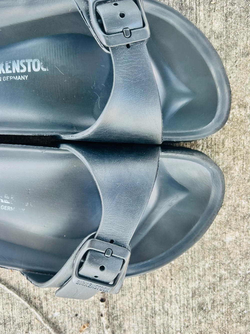 Birkenstock Black Madrid EVA Single-Buckle Slide Sandals - Picture 3 of 6